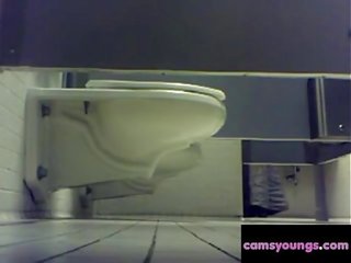 Universidade meninas quarto de banho espião, grátis webcam porno 3b: